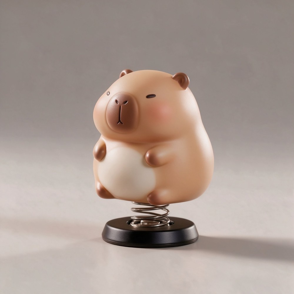 搪胶摇头公仔